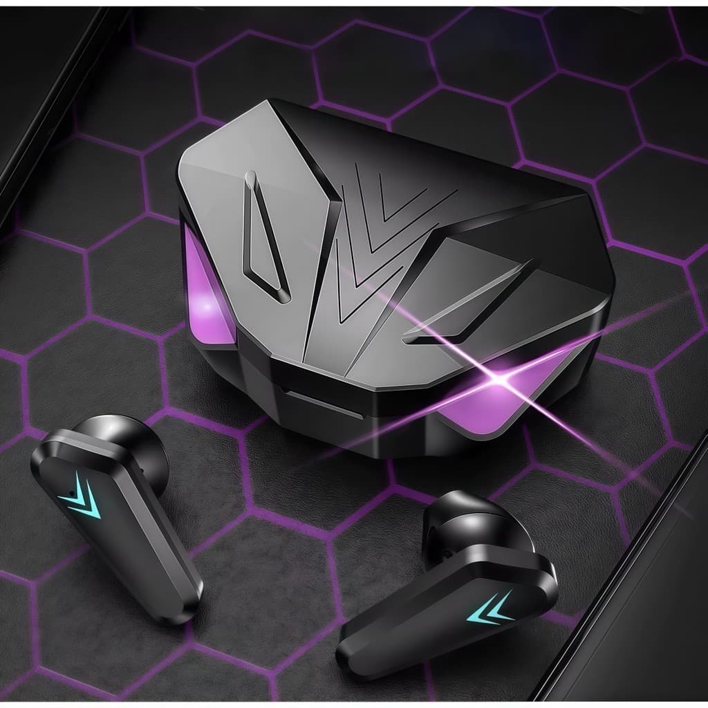 X15 TWS Fone De Ouvido Bluetooth 5.0 Fones Intra-Auriculares Sem Fio Para Jogos Auditivo Caixa