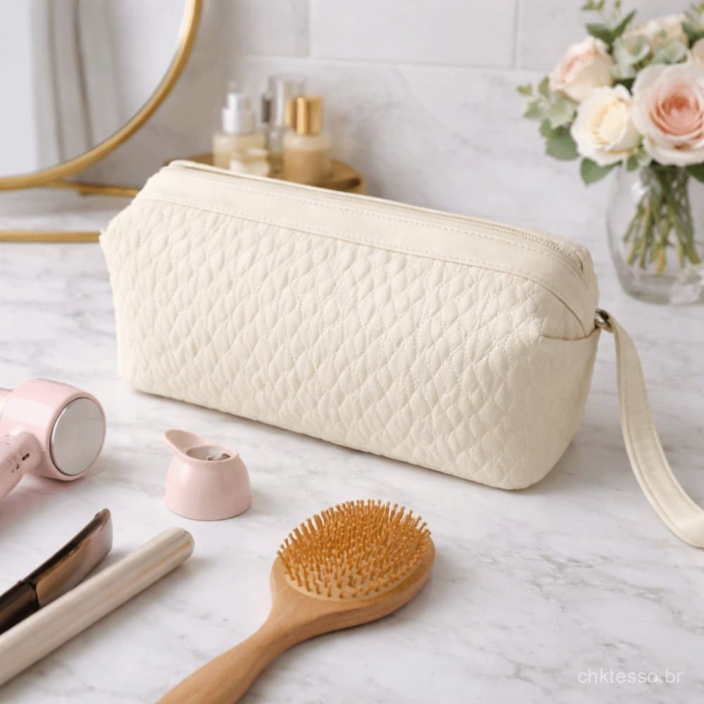 MXMUSTYZA Bolsa De Armazenamento Para Secador De Cabelo , Estojo Organizador Alisador À Prova De Poeira D'água , Portáti