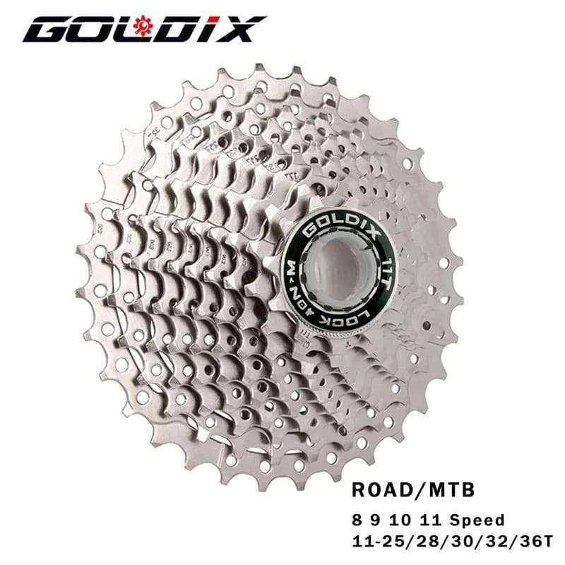 Bicicleta De Estrada GOLDIX 8 9 10 11 Velocidades Velocidade 11-25T/28T/32T/34T/36T Cassete De Freewh
