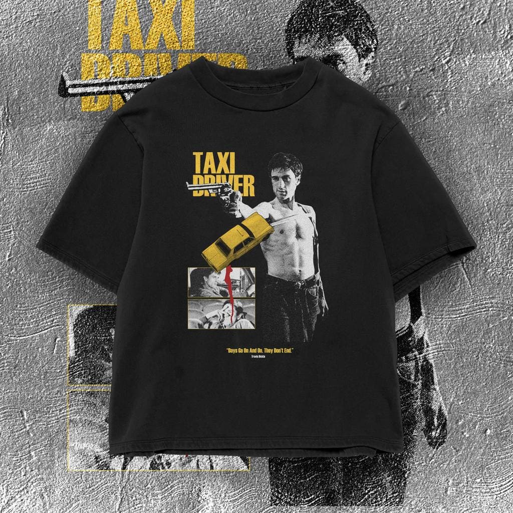 Camiseta Masculina Feminina Estampa Taxi Driver Filme Robert De Niro T-shirt Unissex Streetwear Envio Imediato