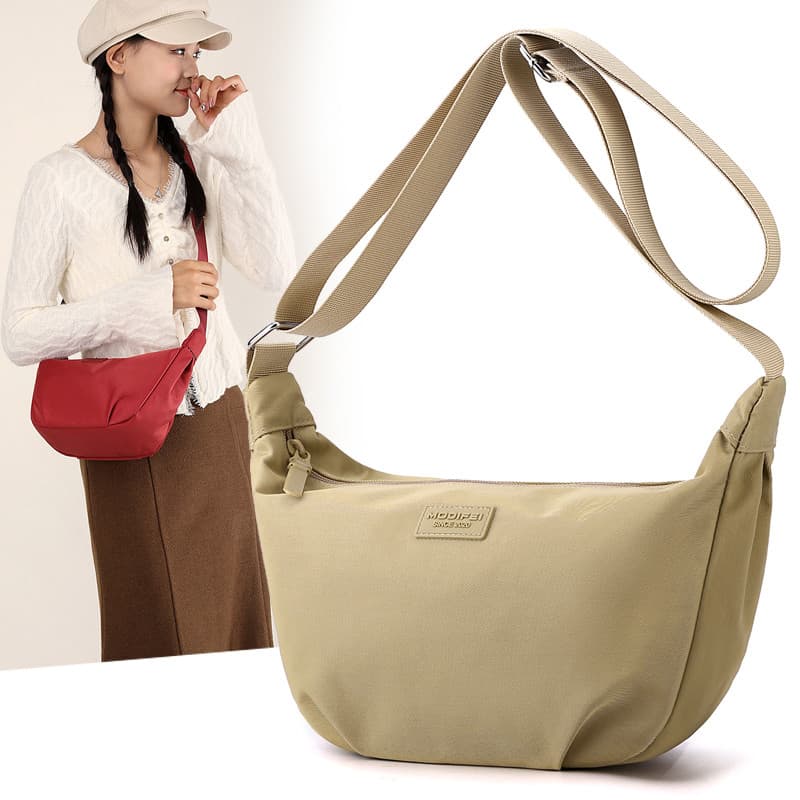 2024 novo estilo simples Casual bolsa de ombro moda feminina All-Match grande capacidade saco do mensageiro feminino via