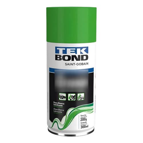 Graxa Branca Lubrificante Spray 300ml Tekbond