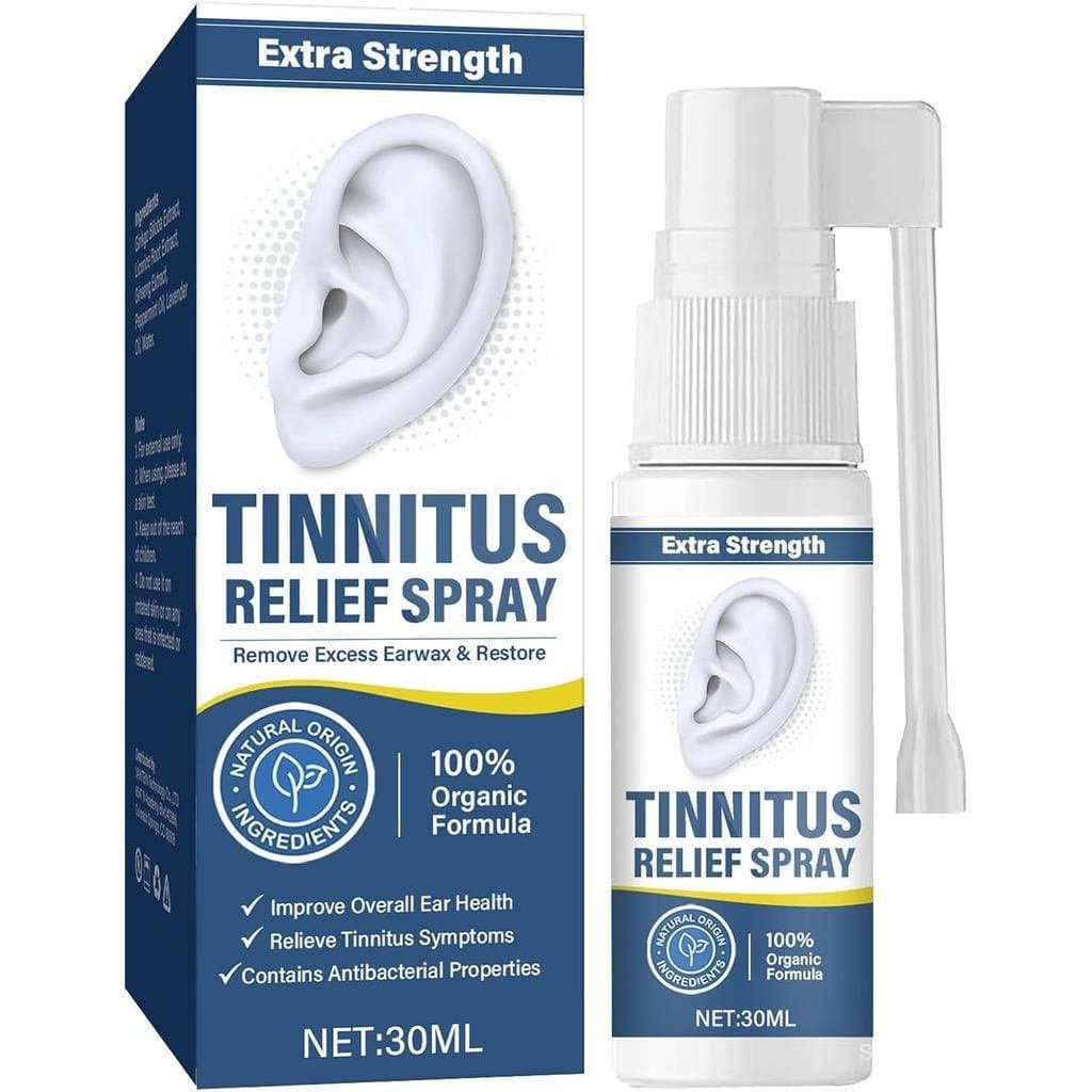 Alívio para Zumbido nos Ouvidos, Spray para Alívio do Zumbido, Zumbido Natural para Reduzir Eficazmente o Ruído nos Ouvi