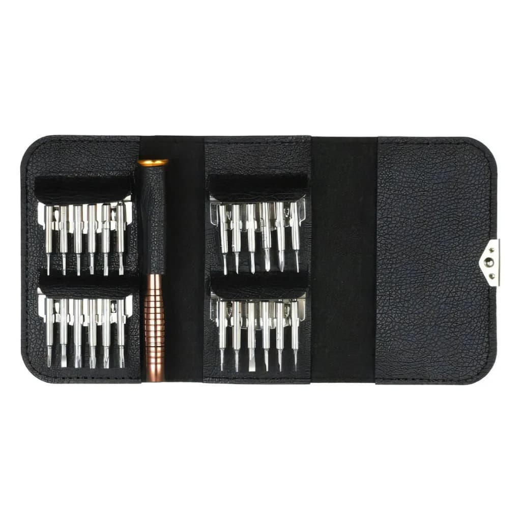 Kit Chaves De Precisão Fenda Torx Philips Multiuso 25 Em 1 - Touro Shop