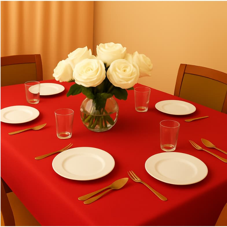 Toalha 1,50 x 1,50 Mesa 4 lugares Tec Oxford Decoração Festa Buffet