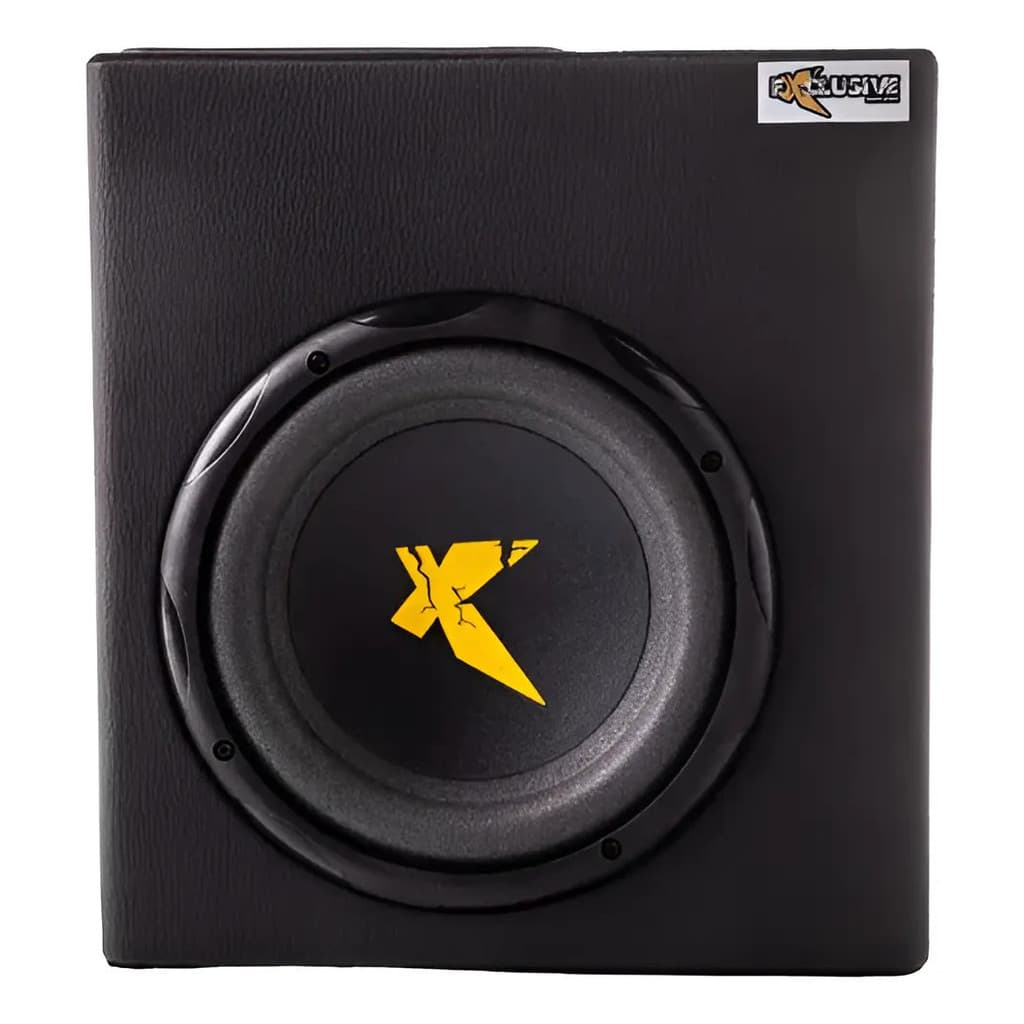 Caixa Mini Slim Xc403 Amplificada 8  3 Canais Exclusive 400w