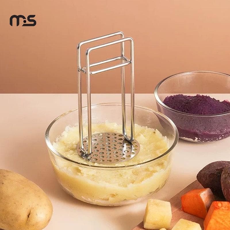 [Macrostars] Espremedor De Batatas Em Aço Inoxidável , Vegetais , Frutas , Prensa Criativa , Ferramenta De Cozinha , Ace