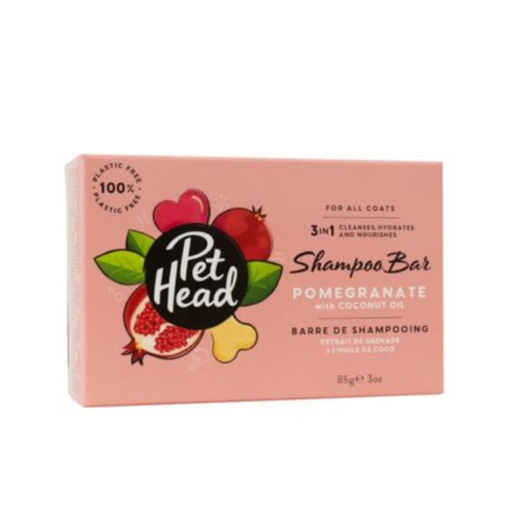 Pet Head  Shampoo Em Barra Pet Head Romã Limpa Hidrata E Nutre Cães Aloe Vera