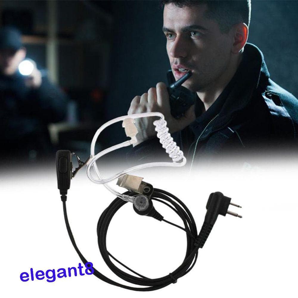 Elegante Fone De Ouvido Intra-Auricular Portátil Walkie Earbud Talkie Acessórios Microfone Baofeng UV-5R BF-888S CB Duto