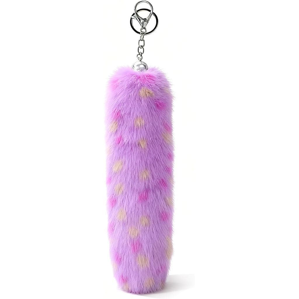 Adorável Bonito Tacoon Raposa Cauda Chaveiro Bolsa De Pelúcia Charme Para Bolsas Fofo De Pele Do Falso Mulher