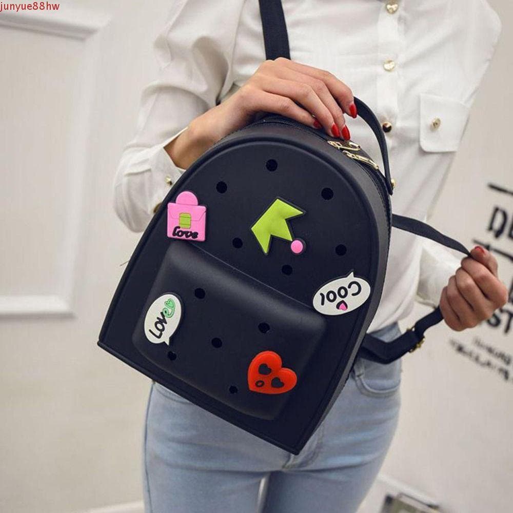 JUNYUE Mochilas Escolares Infantis , Mochila De Silicone Macio Com Alças Ajustáveis Jardim De Infância Durável À Prova D