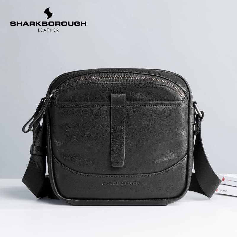 Bolsa de ombro masculina de couro bolsa mensageiro Casual na moda moda bolsa de ombro de grande capacidade bolsa masculi