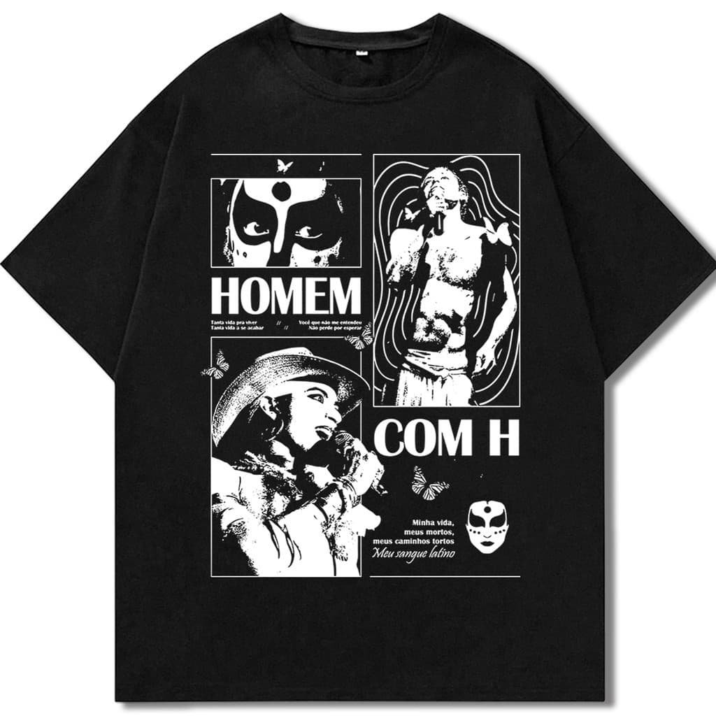 Camiseta  Ney Matogrosso  Camisa 100% algodão