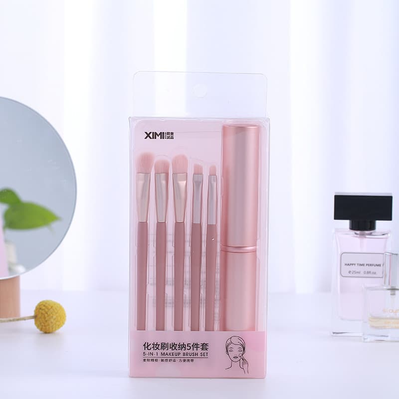 Ximei Eslite Conjunto de pincéis de maquiagem Pincel único Pincel grande para sombra de cílios Pincel para lábios Pincel