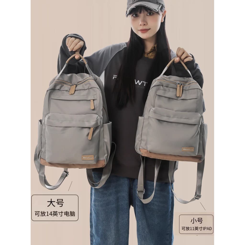 Mochila feminina 2026 novo estilo de grande capacidade leve mochila feminina viagem Commuter computador saco escolar fem
