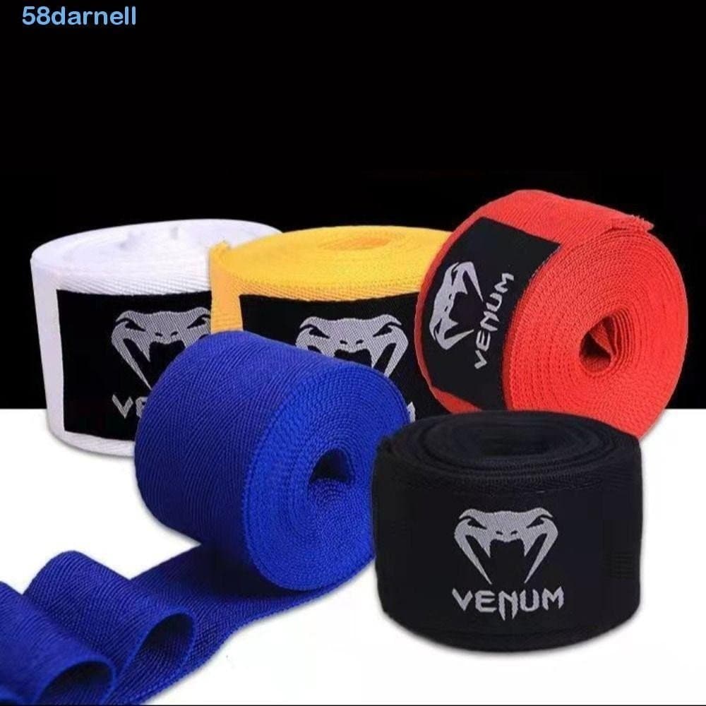 DARNELL 1 Par de Tiras de Proteção para as Mãos, 1,5 M, 2 Rolos de Boxe, Equipamento de Algodão, Bandagens Elásticas Chu
