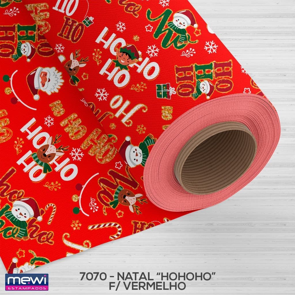 2 Metros TNT Estampado Natal / Natalino
