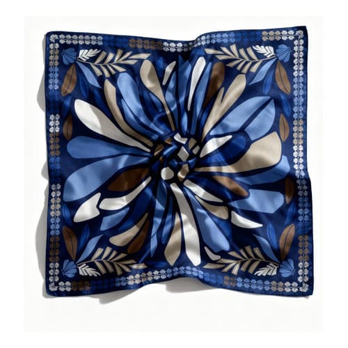 Lenço Feminino 90x90 Cetim Grande Para Cabelo Pescoço Bolsa