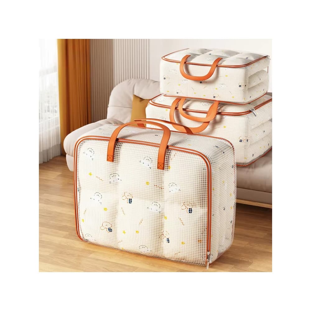 Saco de armazenamento de colcha de grande capacidade impermeável à prova de umidade arrumado saco de tecido roupas bagag