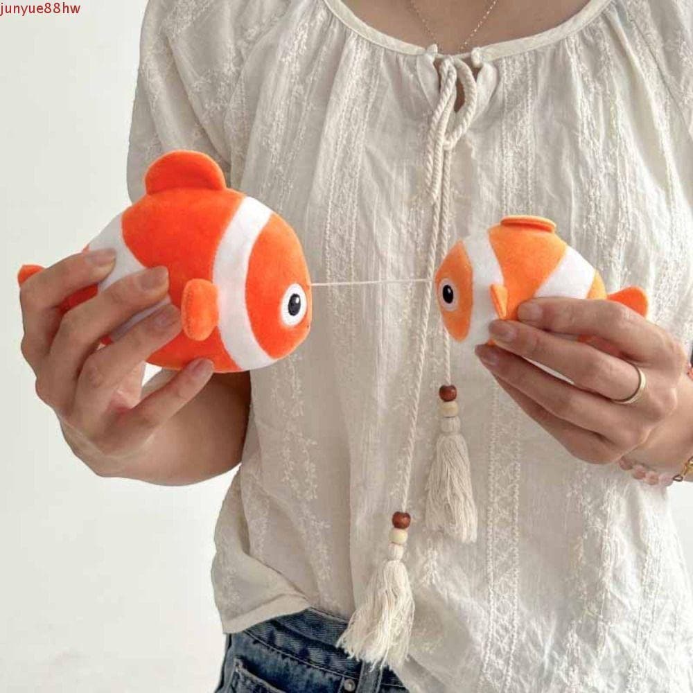 JUNYUE Brinquedo De Pelúcia Animal Marinho , Simulação Pai-Filho Golfinho Tubarão Boneca , Macio Bonito Puxar Corda