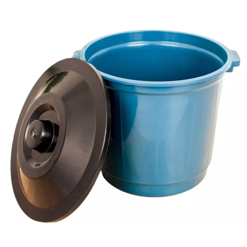 Lixeira Plástica Com Tampa Banheiro Cozinha 10 Lts