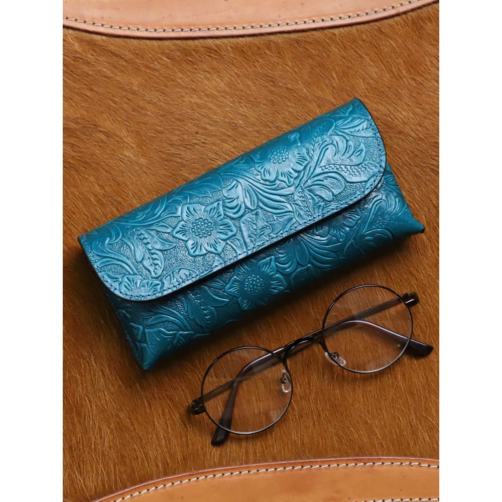 Estilo chinês Tangcao couro óculos caso masculino feminino nicho couro genuíno sol miopia óculos saco de armazenamento H