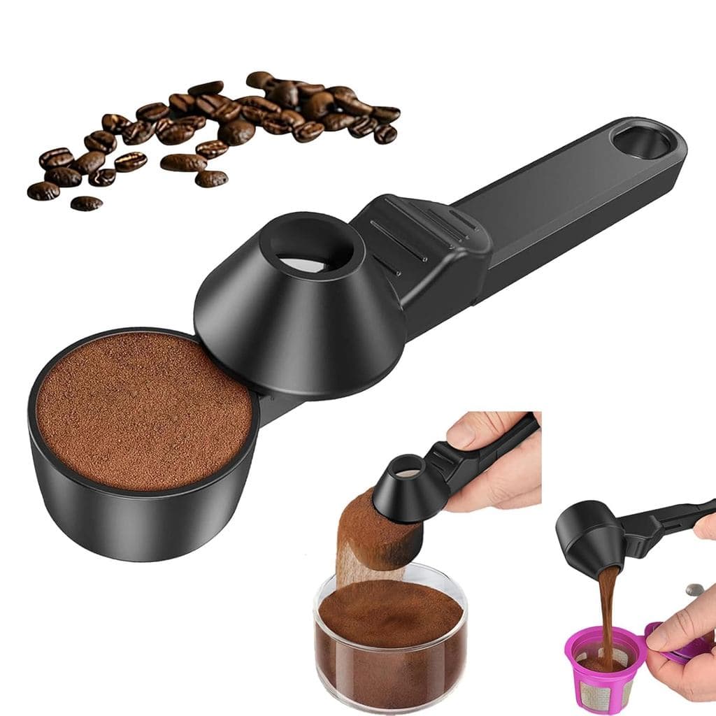 Colher Medidora e Funil com Medidor Integrado, Colher Medidora de 2 Colheres de Sopa PTG2 para Proteína em Pó, Café Moíd