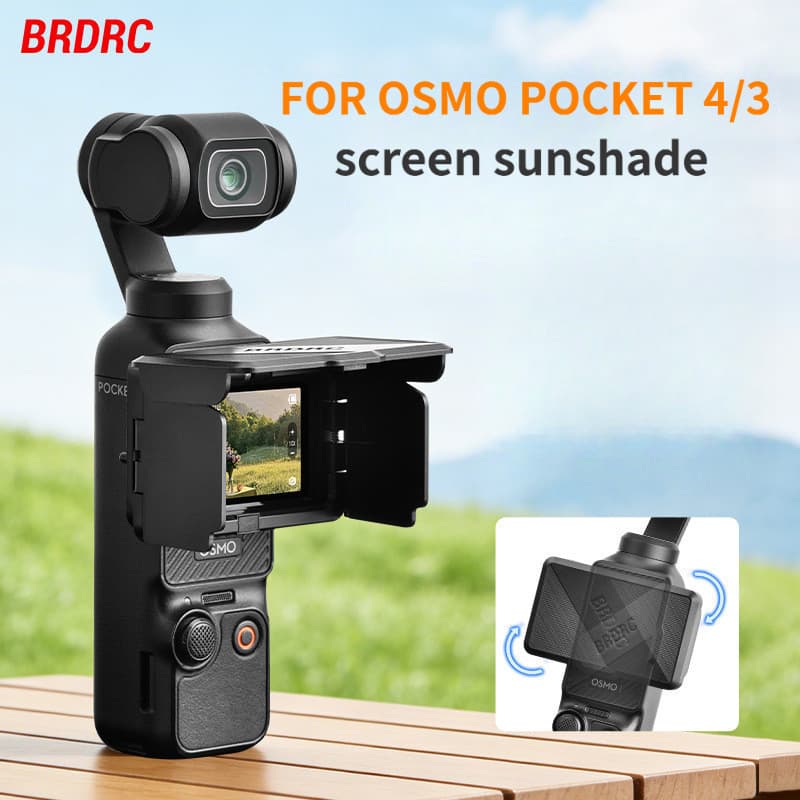 Para DJI OSMO POCKET 4/3 Guarda-Sol De Tela , Capa De Proteção Solar Dobrável , Acessório anti-Reflexo Câmera Fotográfic