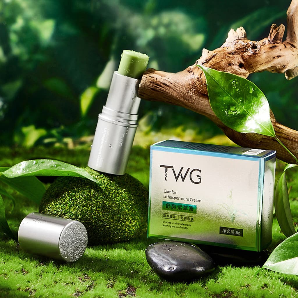 TWG Lithospermum Creme Exterior Portátil Fragrância de Ervas Frescas Bálsamo Corporal