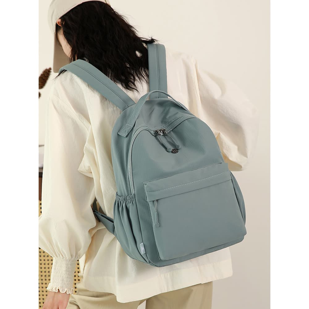 Mochila feminina 2026 novo estilo elegante All-Match grande capacidade leve Oxford pano resistente ao desgaste simples l