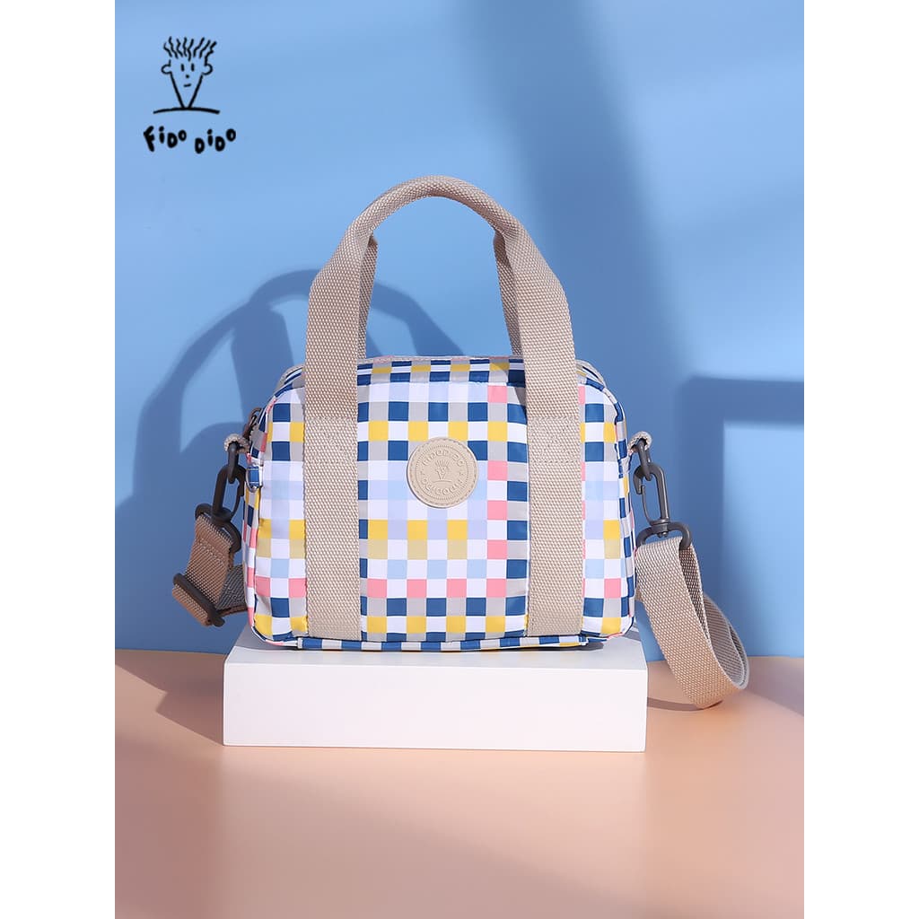 Fidu Dido Bolsa Mensageiro Feminina Bolsa de Ombro Portátil Bolsa Mãe 2026 Novo Estilo Multi-camada Leve Pano de Nylon À