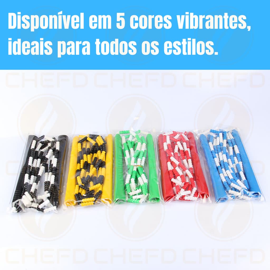 Corda de Pular Segmentada com Miçangas - A Escolha Ideal para Melhorar Coordenação e Resistência CHEF D