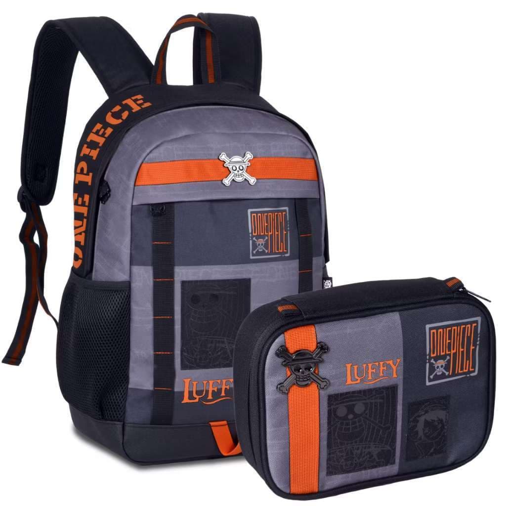 Kit One Piece Costas Mochila Costas+Estojo Box Luffy Clio