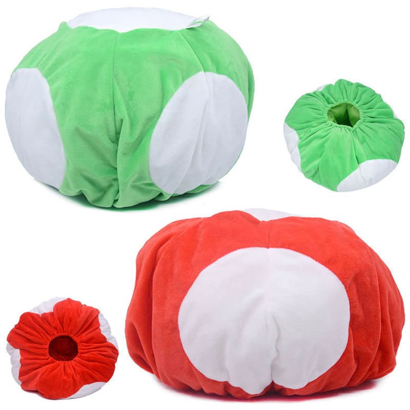 30cm Japão Jogo Super Mario Bros . Luigi Brinquedos De Pelúcia Boneca Cogumelo De Sapo Verde E Vermelho Cosplay Chapéu D