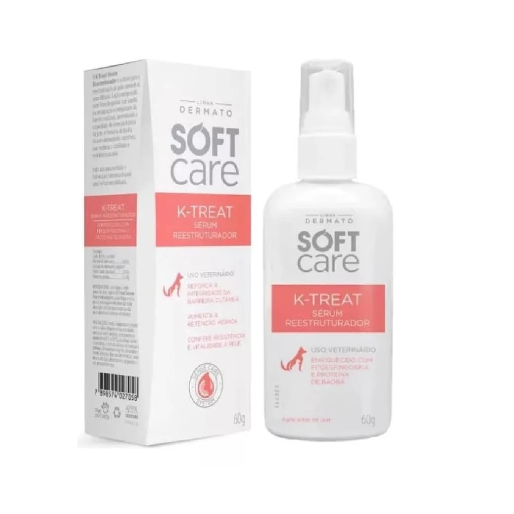 Serum Reestruturador K Treat Soft Care 60 GR Cães e Gatos