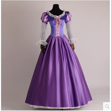 Adulto Romance mágico princesa Le Pei princesa roxo vestido longo longo princesa desempenho traje
