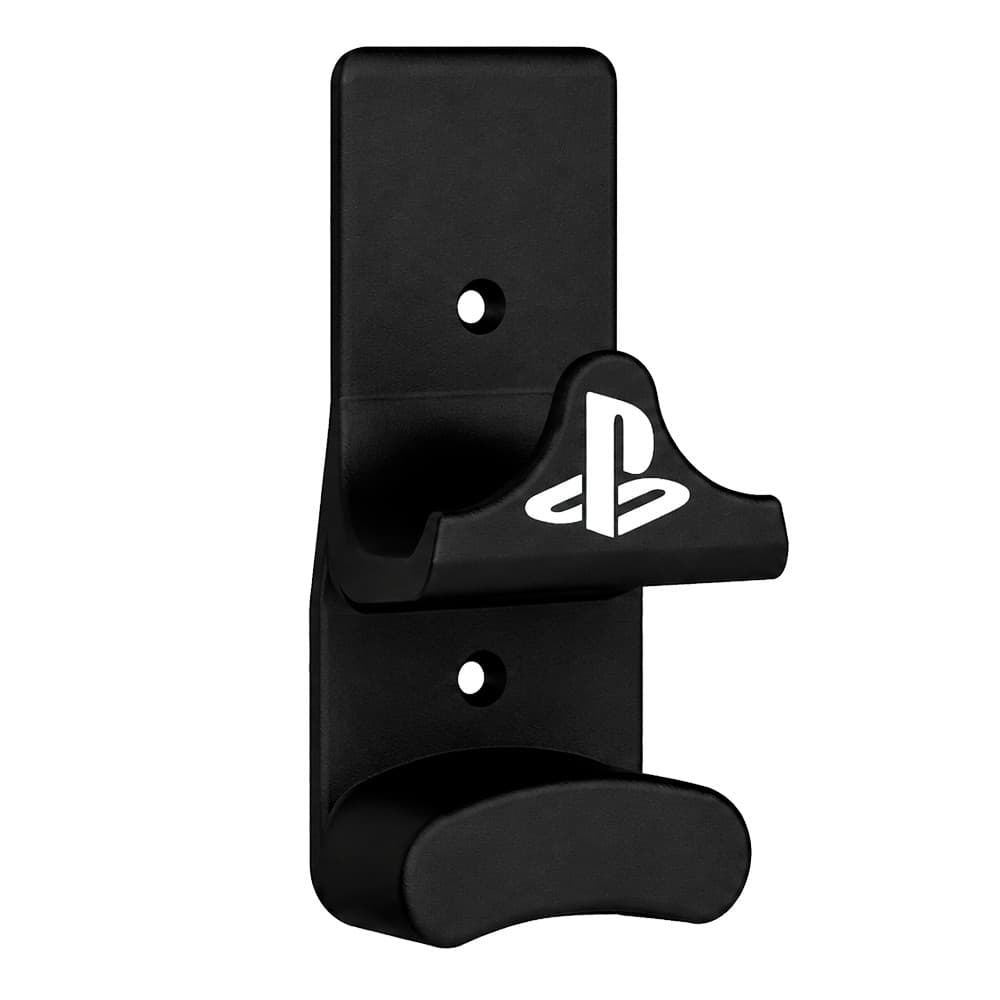 Suporte de Parede para Controle PS5 e Headset Preto PETG Setup Gamer