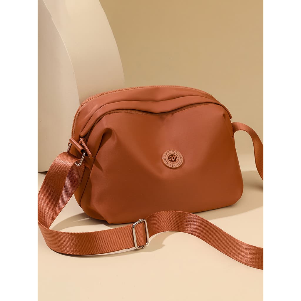 Sheng Feiya Bolsa Mensageiro Estilo Simples Feminina Leve All-Match Bolsa de Ombro À Prova D 'Água Moda Commuter Pequena