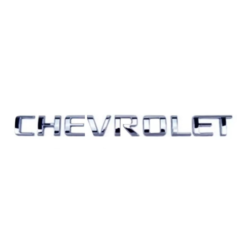 Emblema Letreiro Chevrolet 2007/... Cromado