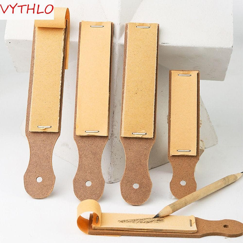 VYTHLO 2 Pçs/set Lixa De Lápis , Desenho Escrita Esboço Placa , Esfregar Escova Afiar Papel Em Pó