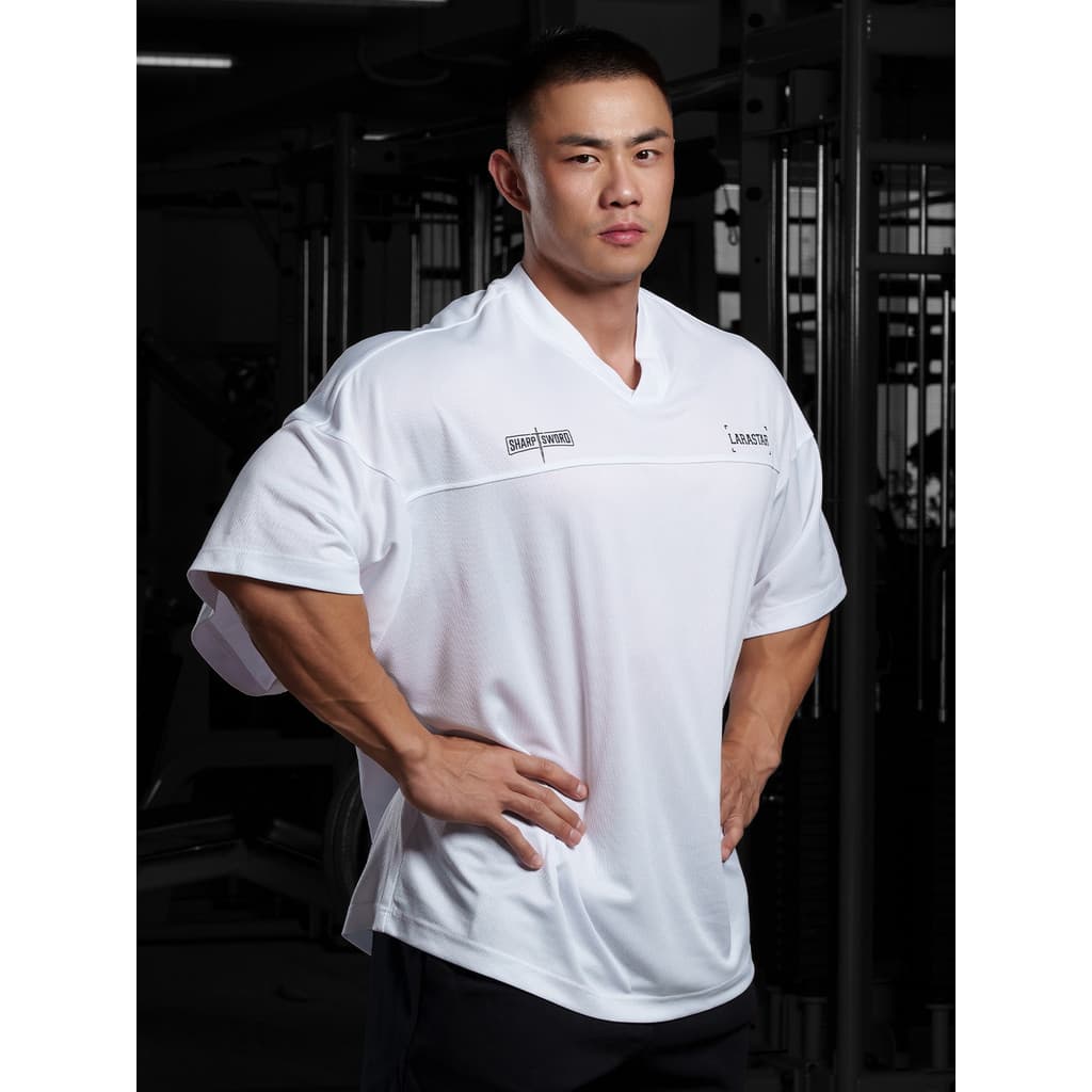 Laura estrela LS1524 esportes de Fitness camiseta de manga curta uniforme de Rugby verão uniforme de treinamento de seca