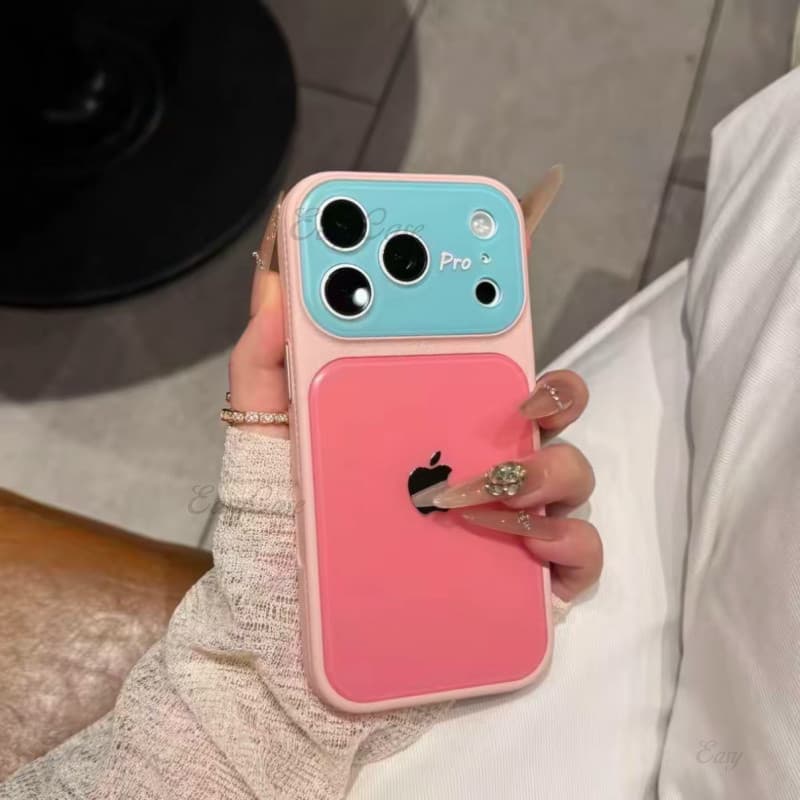 Capa De Colisão Colorida De Dopamina De Verão Para iPhone 17 16 15 14 13 ProMax Traseira De Proteção Antiderrapante E an