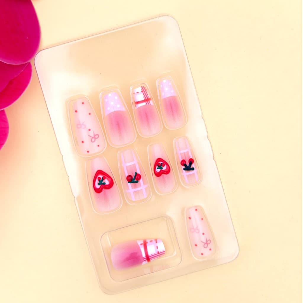 Unhas Postiças infantil Royal Produtos Decorado para Todos os Looks e Ocasiões 12 unhas T-696-4