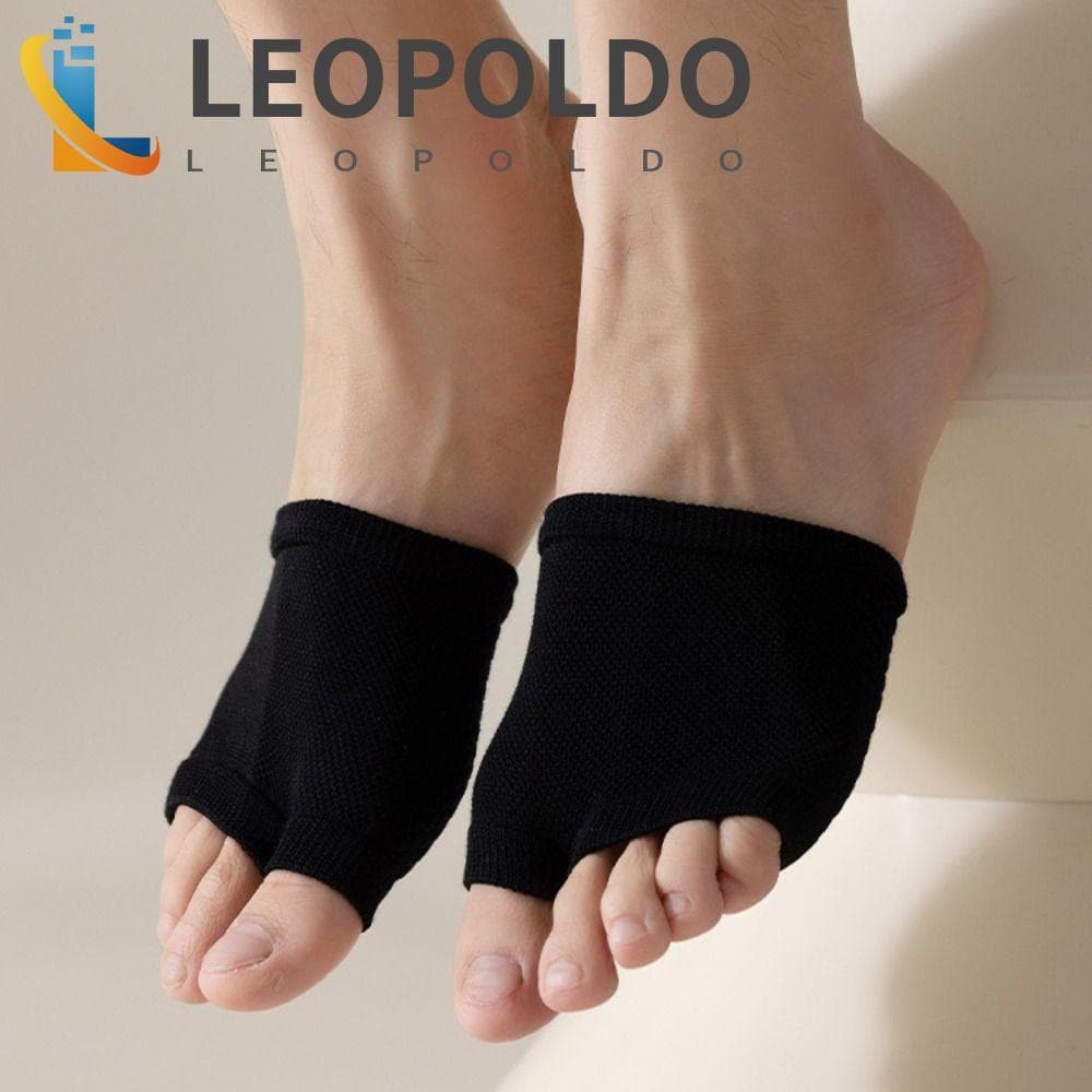 Meias LEOPOLDO Para Antepé , Elásticas Invisíveis De Meio Pé Macias Antiderrapantes Dedos Dos Pés , Verão