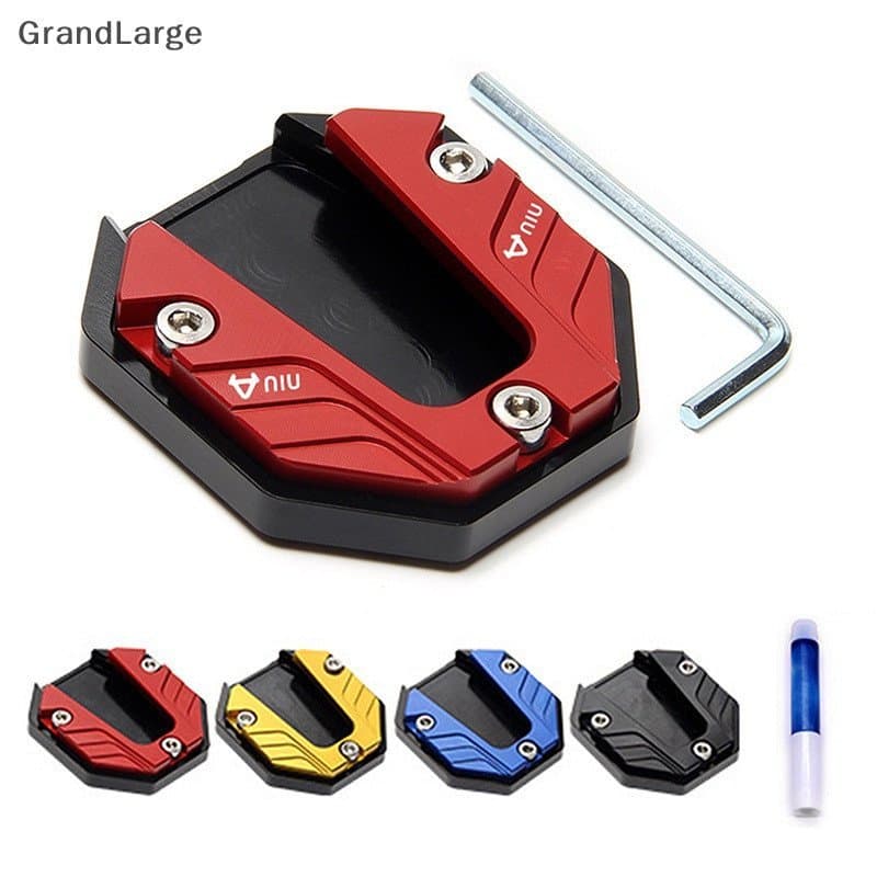 [GrandLarge] Scooter Motocicleta Kickstand Extensor De Suporte De Pés Placa Anti-Derrapante Base Ampliada BR