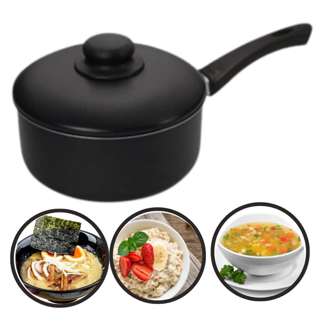 Panela Com Tampa Pequena Antiaderente Papeiro 12 Cm Teflon