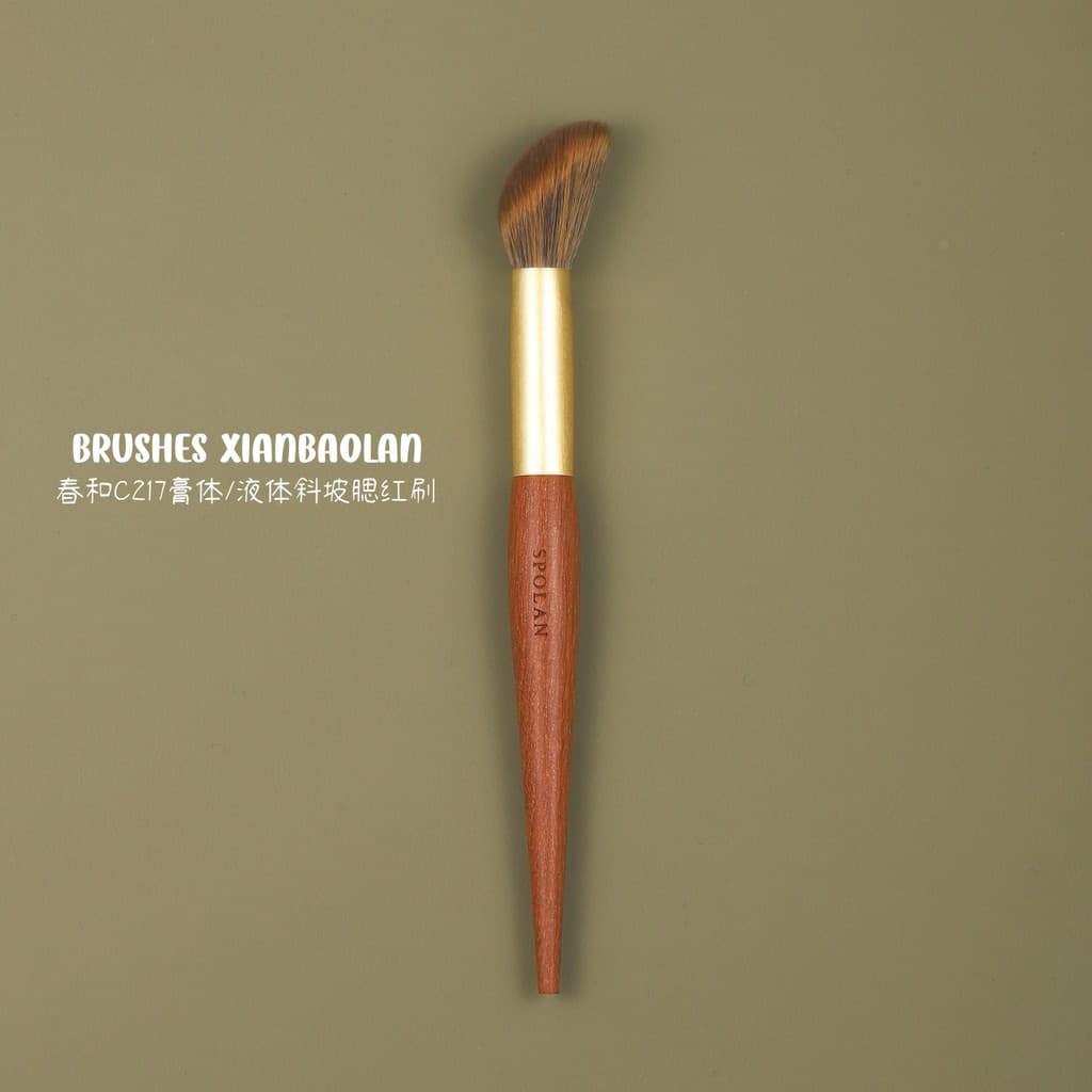 Senbaolan Chunhe C217 Slope Face Blush Pincel Pasta Fibra Biônica Pincel de Contorno de Cabelo Pincel de Destaque Um Pac