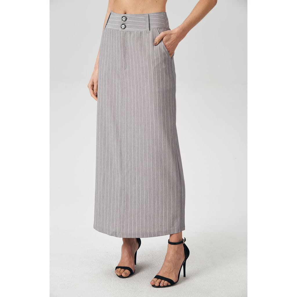 Saia Maxi Risca Giz Feminina Acostamento