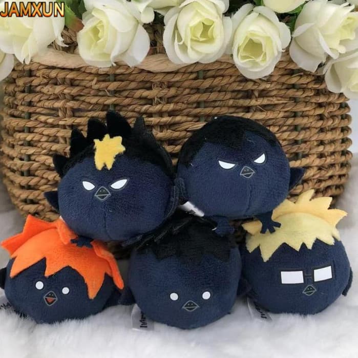 JAMXUN Pirate Chronicles Atsugi Baseball Club Raven Brinquedo de Pelúcia - Chaveiro Oficial de Anime Pequeno para Decora