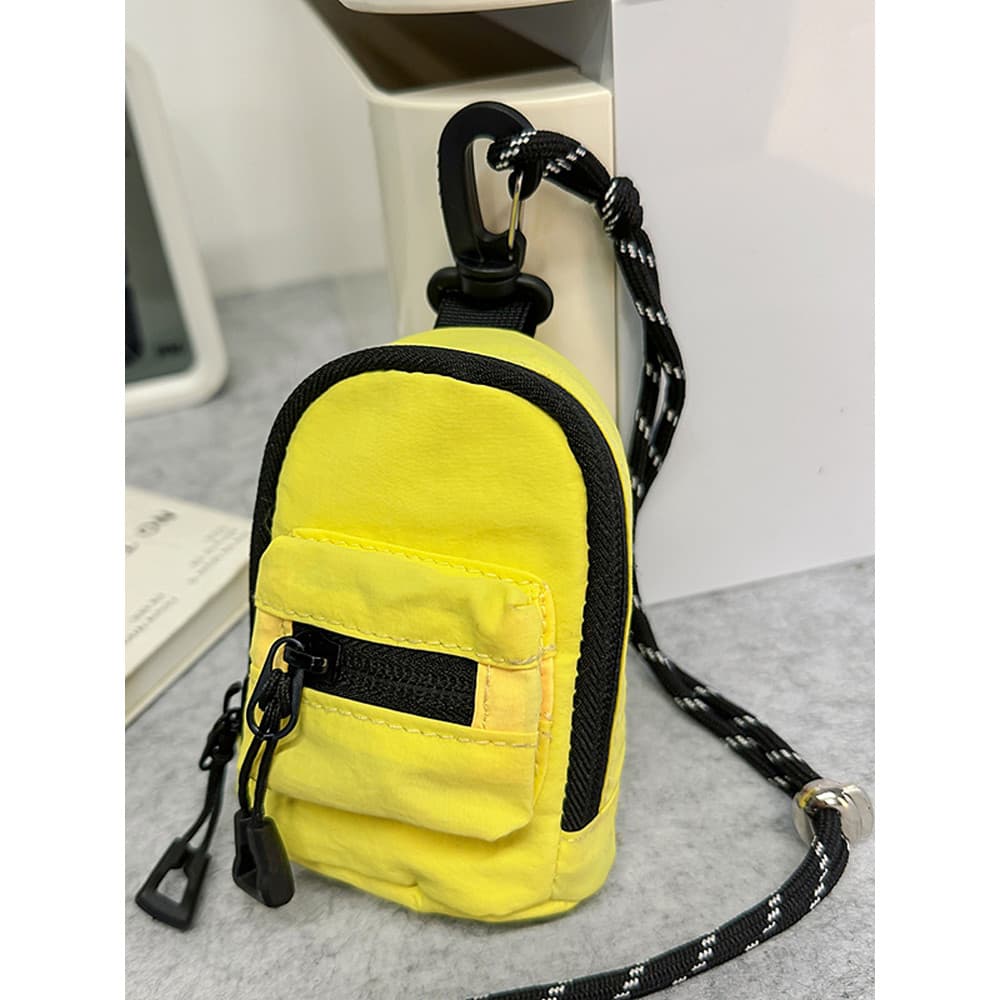 2025 novo estilo Mini bolsa de moedas pendurado saco de verão ao ar livre saco de cartão saco do mensageiro rua Wear úni